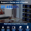 16 WattCycle 12V 100Ah Deep Cycle LiFePO4 Batteries with 20.48kWh energy storage