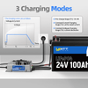 3 Charging Modes of WattCycle 24V 15A Battery Charger for 24V LiFePO4 Battery