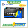 【⚡ Precomandă】Baterie WattCycle 12V 100Ah pentru rulote și agrement cu Bluetooth | DIN H8