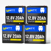 4 pcs WattCycle 12V 20Ah Deep Cycle LiFePO4 Lithium Batteries.png