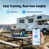 Bluetooth monitor function of WattCycle 12V 100Ah Caravan Leisure Battery with Bluetooth