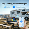 Bluetooth monitor function of WattCycle 12V 100Ah Caravan Leisure Battery with Bluetooth