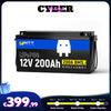 【🛒 Cyber ponedjeljak】WattCycle 12V 200Ah LiFePO4 baterija s 200A BMS-om