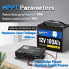 Detailed parameters of WattCycle 12V 24V 30A Solar Charge Controller MPPT