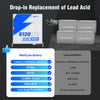 Drop in replacement of lead acid battery, WattCycle 48V 100Ah 3U Server Rack Battery with Bluetooth