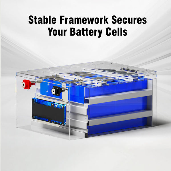 Internal stable framework of WattCycle 24V 314Ah Ultra LiFePO4 Battery with Bluetooth