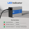 LED indicator of WattCycle 14,6V 40A AC-DC LiFePO4 Battery Charger