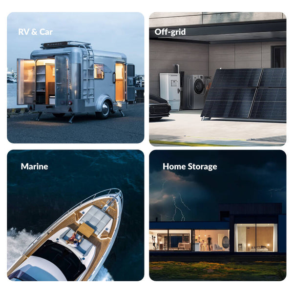 Multiple usage occasions of WattCycle 24V 314Ah Ultra LiFePO4 Battery with Bluetooth