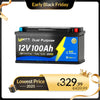 【💎 Early Black Friday】WattCycle 12V 100Ah Dual Purpose Marine Battery with Bluetooth and Self-heating
