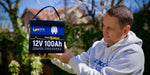 WattCycle 12V 100Ah Mini BluetoothLiFePO4 battery by Ionut Serban