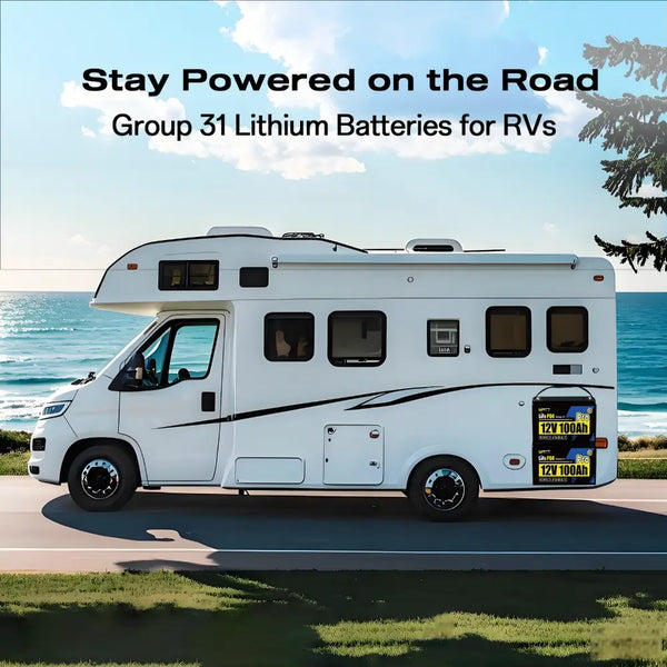 WattCycle 12V 100Ah Pro Lithium Leisure Battery Perfect for RV, Motorhome and Campervan