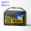 WattCycle 12V 100Ah Pro Lithium Leisure Battery with 110A BMS