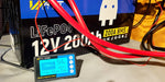 WattCycle 12V 200Ah LiFePO4 Deep Cycle Battery with 500A Monitor