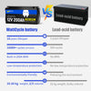 WattCycle 12V 200Ah LiFePO4 Deep Cycle Lithium Battery compared with lead-acid battery