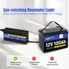 WattCycle 12V 20A AC-DC LiFePO4 battery charger with LED indicator