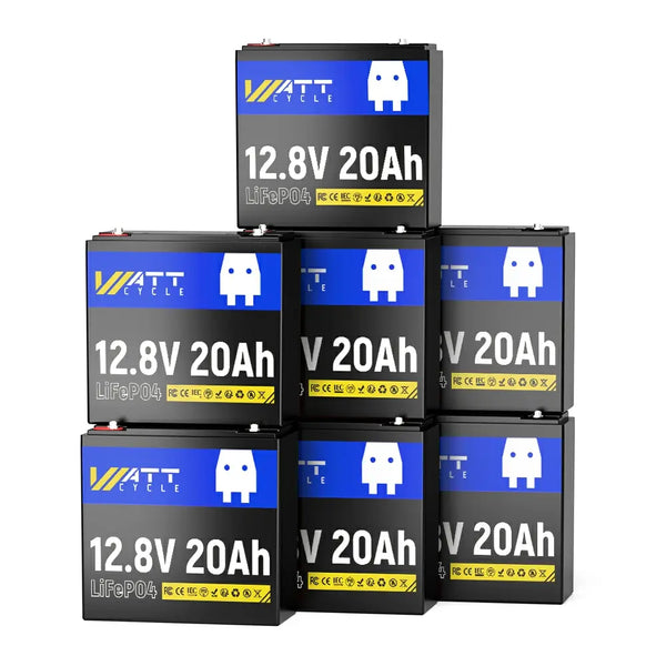 WattCycle_12V_20Ah_LiFePO4_battery_7_pack