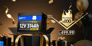 WattCycle 12V 314Ah Mini Bluetooth Smart LiFePO4 Battery - Price Drop