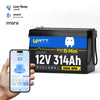 WattCycle 12V 314Ah Mini LiFePO4 Battery with Bluetooth