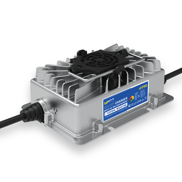 WattCycle 24V 15A Battery Charger for 24V LiFePO4 Battery