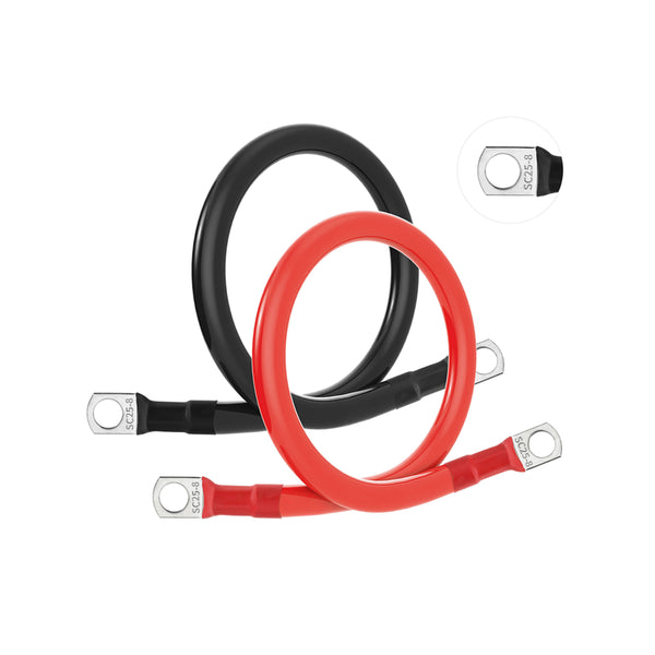 WattCycle_4AWG_11-Inch_Battery_Inverter_Cable_Set