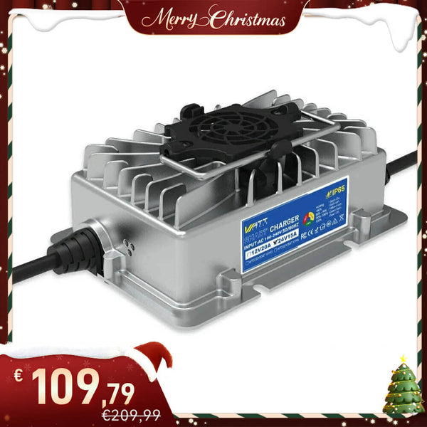 WattCycle Christmas Sale - 24V 15A AC-DC LiFePO4 Battery Charger.jpg__PID:8687d6c4-ed4a-4a2a-bbf1-beeeab3c0d42