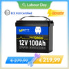【⚡ Prednaročilo】WattCycle 12V 100Ah Mini LiFePO4 baterija z Bluetoothom | Certificirano po ECE R10