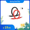 【🌸 Forårstilbud】WattCycle 4AWG 30CM Batterikabel 2 stk. sæt
