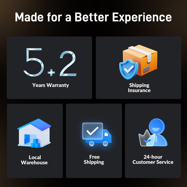 【📦 Pickup at Warehouse】WattCycle 48V 100Ah Wall-mounted Home Battery with Bluetooth & 3A Active Balance