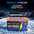 self heating function of WattCycle 12V 100Ah Dual Purpose Marine Battery with Bluetooth