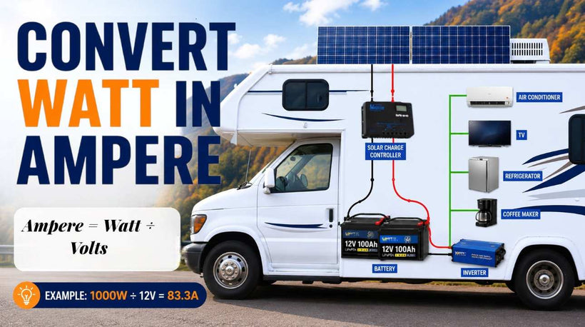 convert watt in ampere