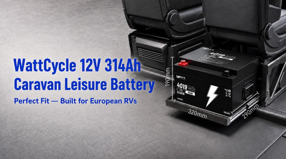 WattCycle 12V 314Ah Caravan Leisure Battery introducing