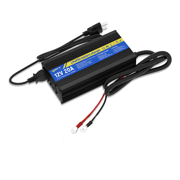 12V 20A AC-DC charging methods of of WattCycle Google Product collection of 12V LiFePO4 batteries