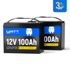 2 Pack WattCycle 12V 100Ah Deep Cycle Battery - WattCycle 3rd anniversary