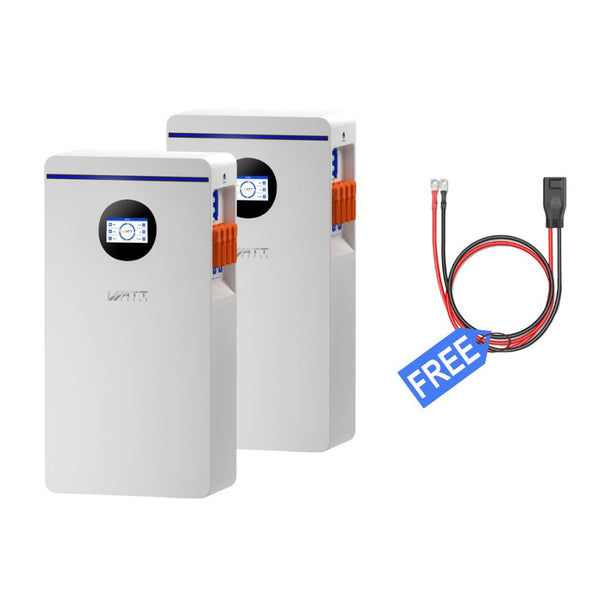 【🔥 【Oferta relámpago de 48 horas】Batería solar WattCycle de 48 V y 314 Ah LiFePO4 con balance activo &Bluetooth
