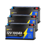 WattCycle 12V 100Ah LiFePO4 baterija ispod sjedala kampera sa samozagrijavanjem