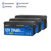 WattCycle 12V 314Ah dvonamjenska pomorska pogonska baterija s Bluetoothom & Samozagrijavanje