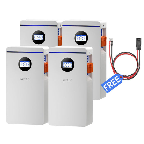 【🔥 【Oferta relámpago de 48 horas】Batería solar WattCycle de 48 V y 314 Ah LiFePO4 con balance activo &Bluetooth