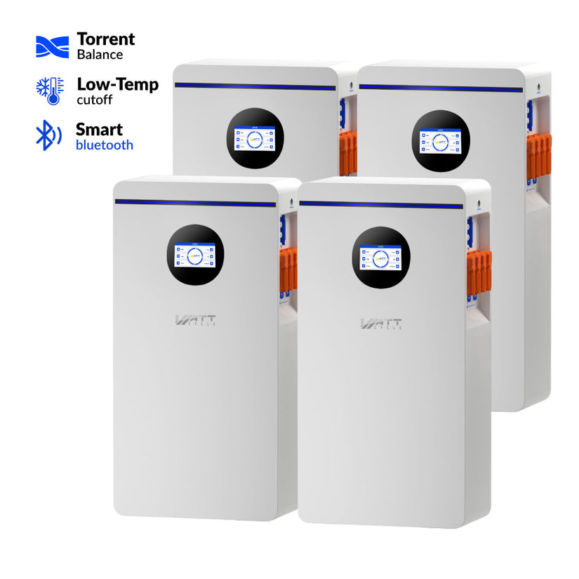 ⚡Tylko 10 szt.⚡ Akumulator solarny LiFePO4 WattCycle 48 V 314 Ah z aktywnym balansem &  Bluetooth