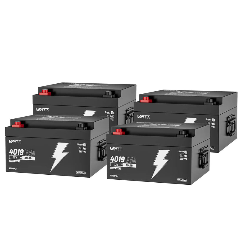 【⚡ Prednarudžba】WattCycle 12V 314Ah akumulator za kampere s automatskim zagrijavanjem | ECE R10 certifikat