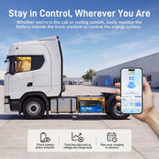 WattCycle 24V 314Ah Dual Purpose Truck Battery with Bluetooth & Self-heating