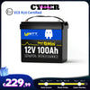 【🛒 Cyber Monday】WattCycle 12V 100Ah Mini LiFePO4 Battery with Bluetooth