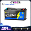 【🛒 Kibernetski ponedeljek】Akumulator za avtodome WattCycle 12V 100Ah z Bluetoothom | DIN H8