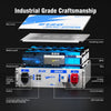 Detailed structure of WattCycle 48V 100Ah 3U Server Rack Battery with Bluetooth