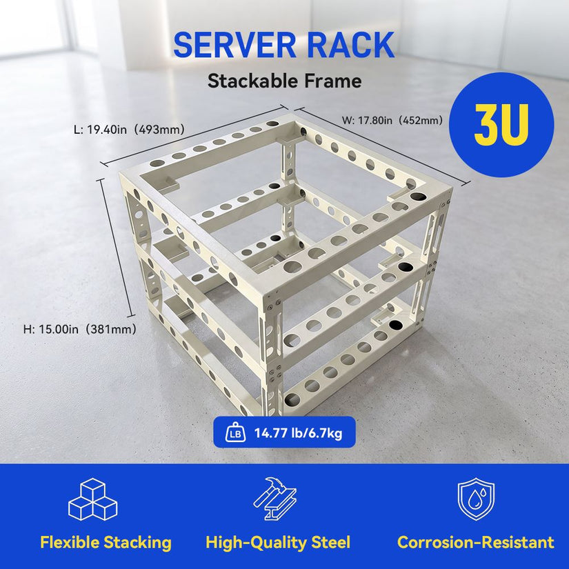 WattCycle Lithium Battery Storage Cabinet for Rack-Mounted Batteries