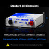 Dimensions, size and weight of WattCycle 48V 100Ah 3U Server Rack Battery with Bluetooth