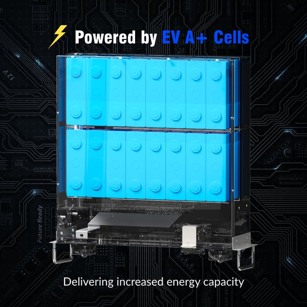 Internal structure of WattCycle 48V 100Ah 3U Server Rack Battery with Bluetooth