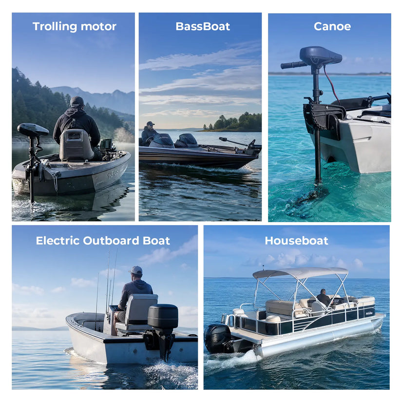 Multiple Usage Occasions of WattCycle 24V 50Ah Deep Cycle Marine Battery for Trolling Motor
