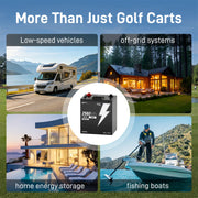 ⚡Pre-sale⚡WattCycle 48V 50Ah GC2 LiFePO4 Battery with Bluetooth & Free Monitor