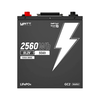 ⚡Pre-sale⚡WattCycle 48V 50Ah GC2 LiFePO4 Battery with Bluetooth & Free Monitor