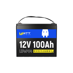 WattCycle 12V 100Ah Deep Cycle LiFePO4 Battery